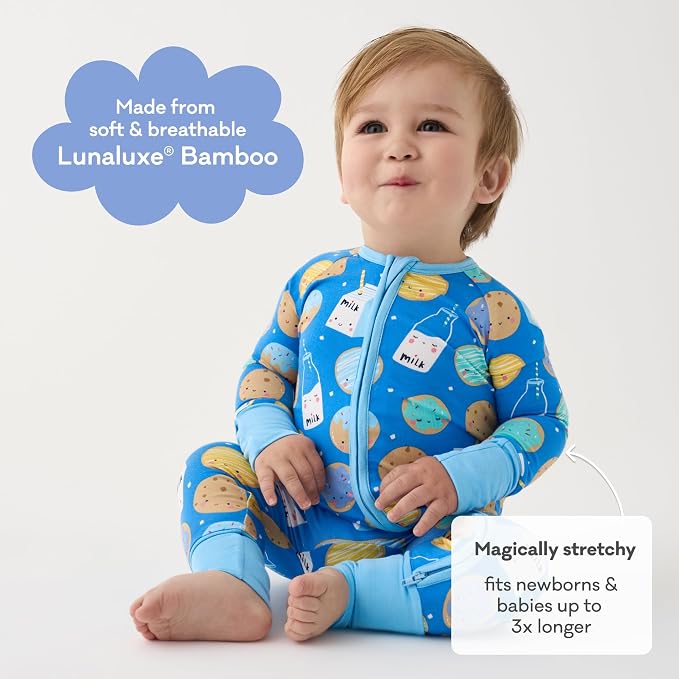 Little Sleepies Pajamas for Baby Boys & Girls, Viscose from Bamboo Baby Pajamas - Image 5
