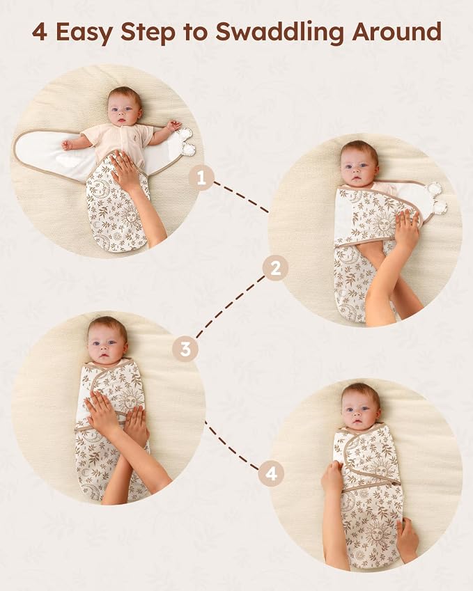 Unnivoll Baby Swaddles for Newborns - Image 7