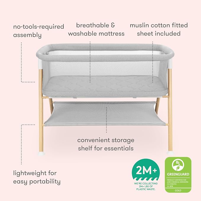 Newton Baby Essential Bassinet, Breathable & Washable - Image 2