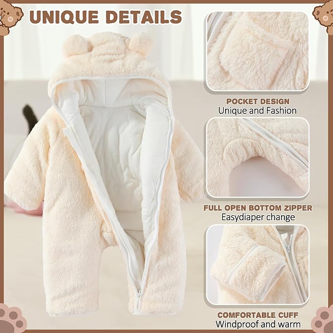 AiWMGL Newborn Baby Bear Outfit - Image 5