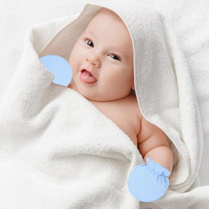 18 Pairs Newborn Baby Cotton Mittens No Scratch Gloves Newborn Mittens Infant - Image 7