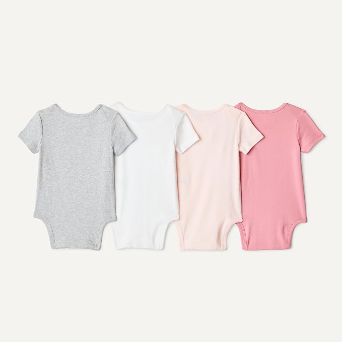 Amazon Essentials Unisex Babies' Short-Sleeve Bodysuits - Image 3
