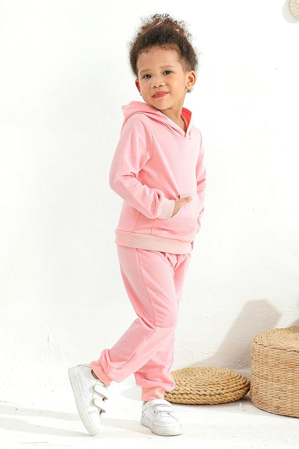 Happy Town Baby Fall Outfits for Girl Boy Long Sleeve Hoodie Top and Long - Image 2