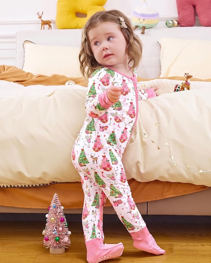babee Reshinee Viscose derived from bamboo Baby Pajamas Convertible Footie - Image 6