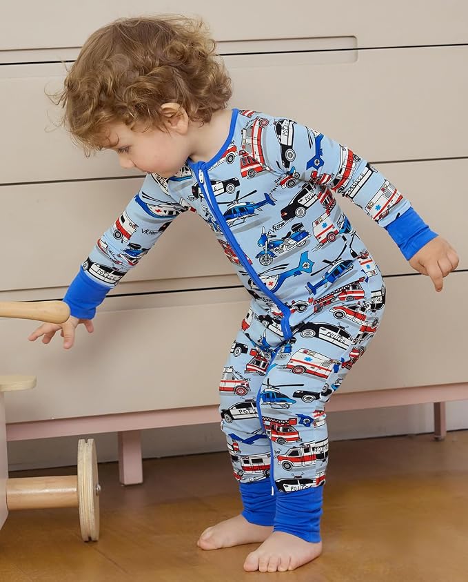 babee Reshinee Bamboo Viscose Baby Footie Pajama, Zipper Sleeper Boys Girls - Image 4