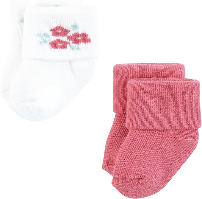 Hudson Baby Baby 8-pack Cotton Rich Newborn and Terry Socks - Image 6