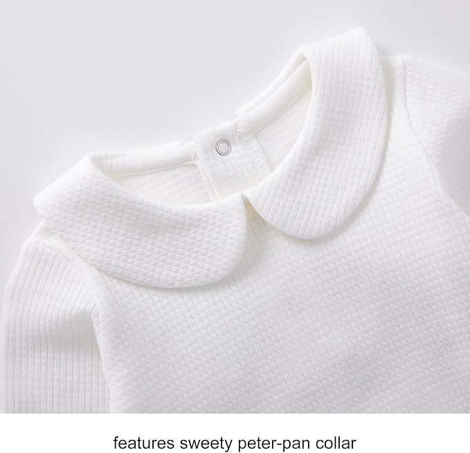 pureborn Baby Girls Boys Bodysuit Super Soft Cotton Romper 0-24 Months | - Image 7