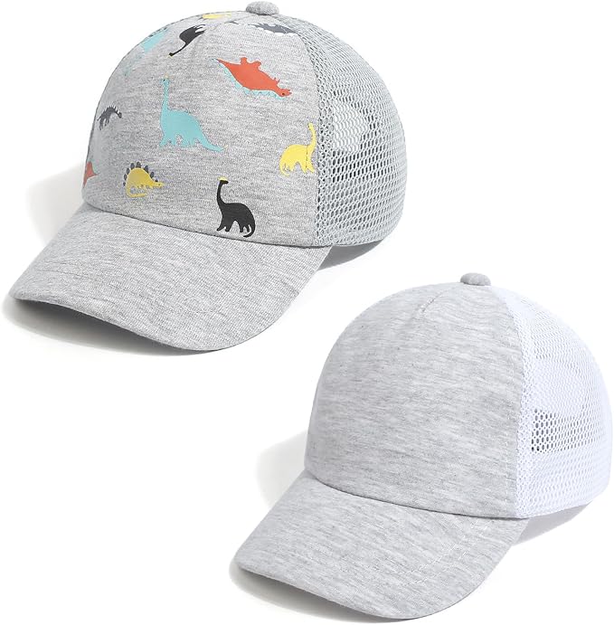 Mesh Toddler Baseball Cap, Adjustable Breathable Sun Hat by Hpegny
