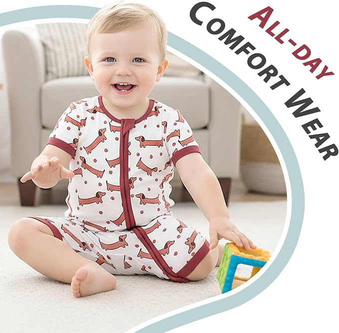 OPAWO Bamboo Sleepers for Baby Boy Pajamas Bamboo Pajamas Baby Romper 0-24M | 2 - Image 6