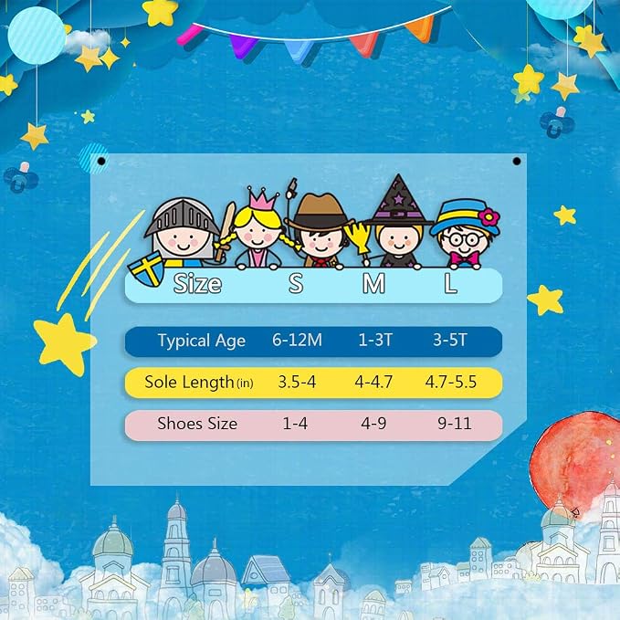 GRPSKCOS Baby Socks Non Slip 12 Pairs Toddler Anti Skid Socks - Image 8