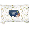 Toddler Pillow with Pillowcase - 13x18 My Little Dreamy Kids Travel Bed Pillows for Sleeping, Organic Cotton Small Pillowcase, Soft & Breathable, Machine Washable, Toddlers 2-5 Years Old (Grasslands)