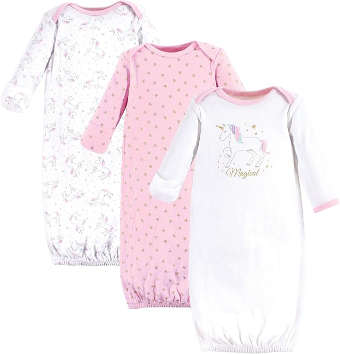 Hudson Baby unisex-baby Cotton Gowns by HudsonBaby