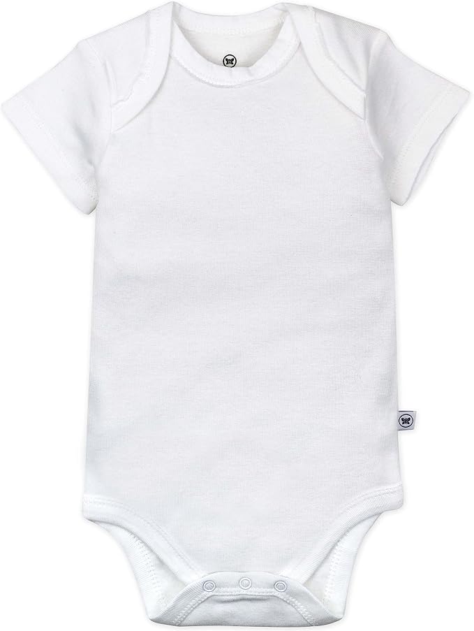 HonestBaby 5-pack Short Sleeve Bodysuits One-piece 100% Organic Cotton - Image 2