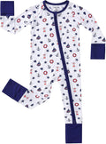 pureborn Baby Sleeper Viscose from Bamboo Zipper Footies Pjs 0-24 Months | by pureborn