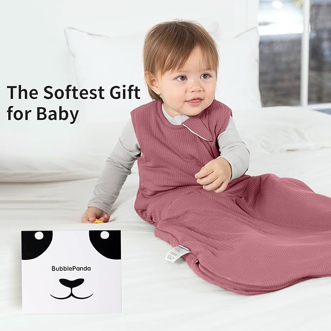 Rayon Made from Bamboo Toddler Sleep Sack with Feet 12-24 Months 1.0 Tog Breathable Sleep Sack 1t-2t Ultra Soft Baby Wearable Blanket with Legs Unisex Sleeping Bag with 2-Way Zipper