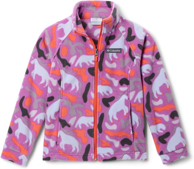 Columbia Youth Girls Benton Springs II Printed Fleece Jacket by Columbia
