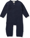 Burt's Bees Baby Long Sleeve Quilted Wrap-Front Jumpsuit, 100% Organic Cotton by BurtsBeesBaby
