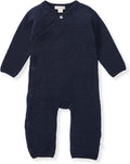 Burt's Bees Baby Long Sleeve Quilted Wrap-Front Jumpsuit, 100% Organic Cotton by BurtsBeesBaby