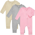 Aablexema Baby Footless Pajamas Rayon of Bamboo Romper | 3pcs Infant 2-way by Aablexema