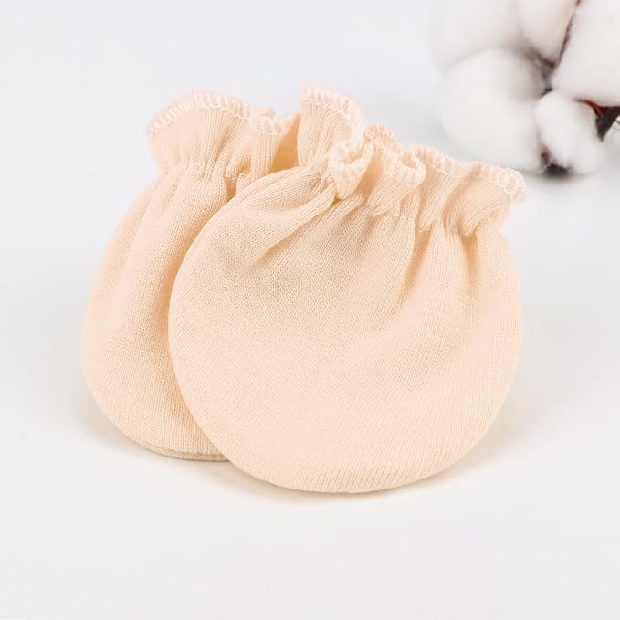 BQUBO Baby Mittens No Scratch Cotton Newborn Infant Glove Soft Skin-friendly - Image 3