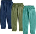 Toddler Boys Pants 3 Pack Soft Cotton Long Bloomers Kids Summer Fall Boy Casual Joggers Pant