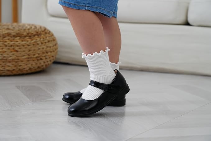 HONGTEYA 6 Pairs Toddler Ruffle Socks - Image 7
