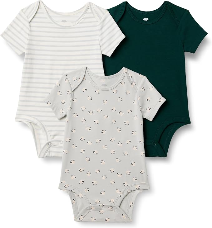 Amazon Essentials x Sofia Grainge Unisex Babies' Short Sleeve Crewneck Bodysuit by AmazonEssentials