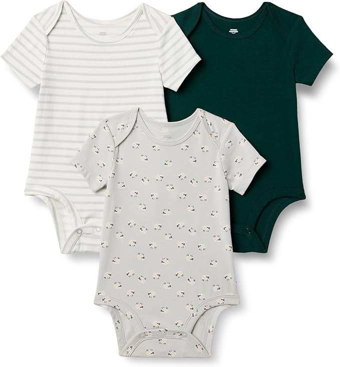 Amazon Essentials x Sofia Grainge Unisex Babies' Short Sleeve Crewneck Bodysuit by AmazonEssentials
