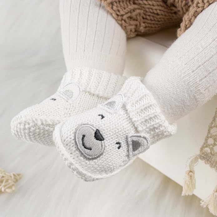 Baby Booties Newborn Infant Hand Crochet Knit Cotton Shoes Booties First - Image 5
