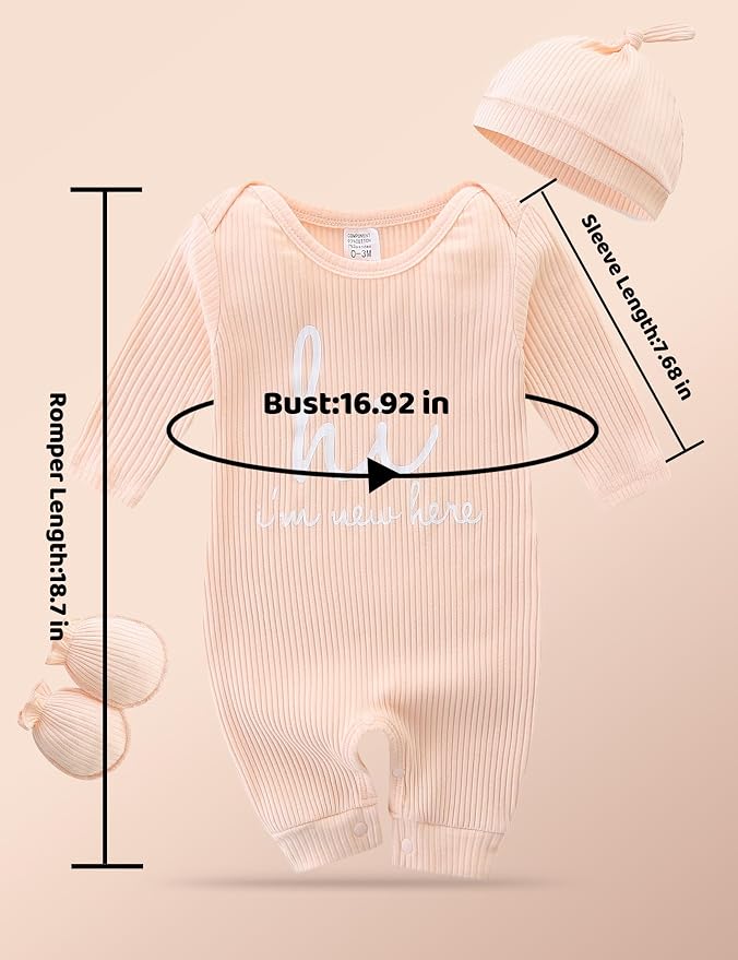 Babymine Newborn Coming Home Outfit Unisex Baby Clothes - Image 7