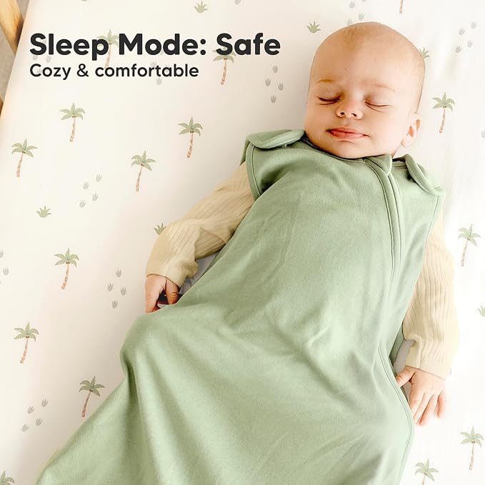 2-Pack Organic Baby Sleep Sacks, 100% Cotton 0.5TOG - Image 7