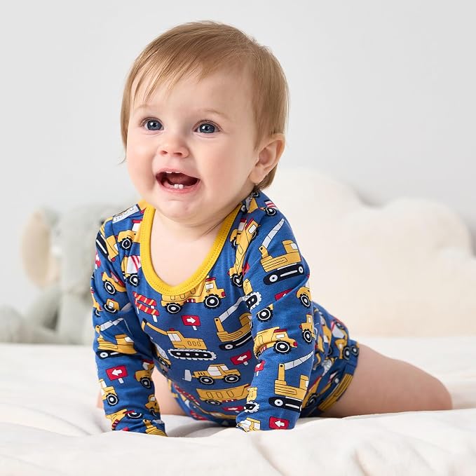 pureborn Baby Girls Boys Bodysuit Super Soft Cotton Romper 0-24 Months | - Image 3