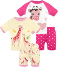 DAUGHTER QUEEN Girls Summer Pajamas Set 4 Pieces 100% Cotton Sleepwear Size 18 by DAUGHTERQUEEN