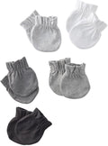 Butterblu Morgan 5-Pack Mitts 100% Cotton No Scratch Mitten Gloves | GOTS by Butterblu