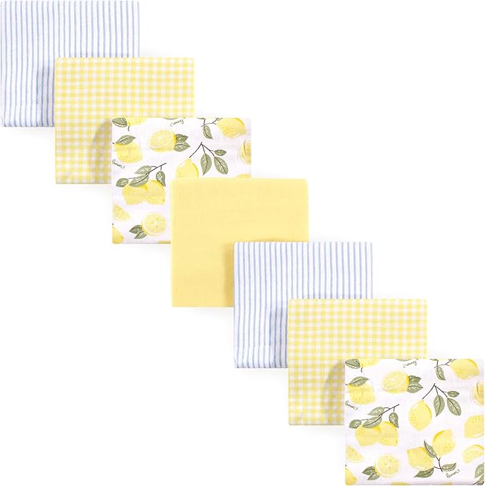 Hudson Baby Unisex Baby Cotton Flannel Receiving Blankets Bundle, One Size by HudsonBaby