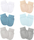AQOKKA Newborn Baby Mittens No Scratch Cotton Elastic Wrist Gloves Infant by AQOKKA