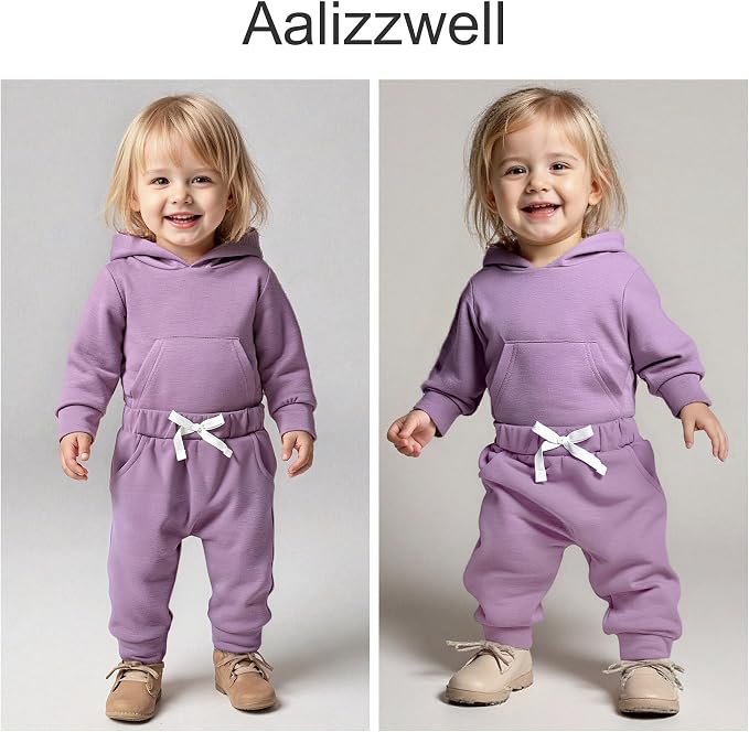 Aalizzwell Infant Baby Winter Hoodie Outfit - Image 3