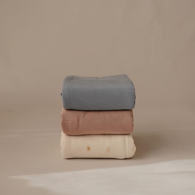 mushie Stretchy Baby Swaddle Blanket | Extra Soft & Snug Fit | 47"x47" - Image 6