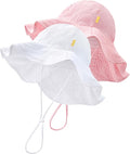 HONGTEYA Baby Sun Hat Wide Brim Adjustable Toddler Beach Bucket Hat | Soft by HONGTEYA