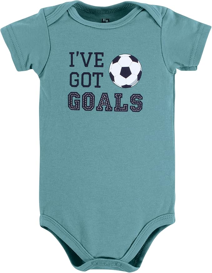 Hudson Baby Baby Boys' Cotton Bodysuits 7-pack - Image 8