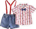 PUHHAPIEY Baby Boy Gentleman Wedding Outfit Dress Romper Suspender Pants | 0 3 by PUHHAPIEY
