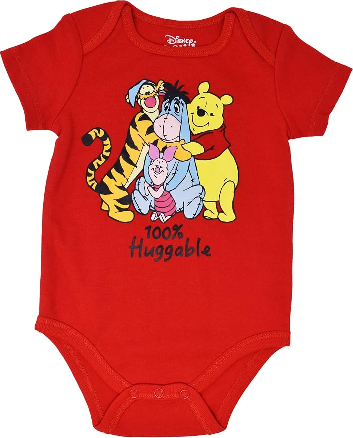 Disney Baby 5-Pack Short Sleeve Bodysuits Newborn to Infant - Image 7