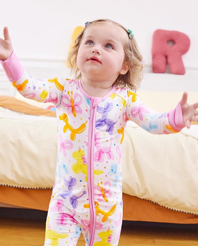 babee Reshinee Viscose derived from bamboo Baby Pajamas Convertible Footie - Image 8