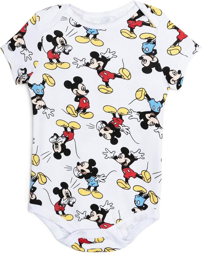 Disney Baby 5-Pack Short Sleeve Bodysuits Newborn to Infant - Image 8