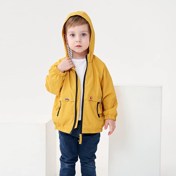 Volunboy Toddler Boys Spring Windbreaker Lightweight Jacket | baby boy - Image 3
