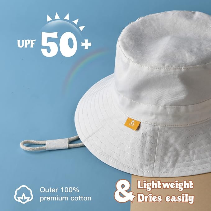 Baby Sun Hat for Boy Girl Toddler Summer Bucket Hat Kids Sun Protection Beach - Image 2