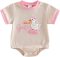 Newborn Baby Boy Girl Summer Clothes Funny Print Sweatshirt Romper Oversized by Lucikamy