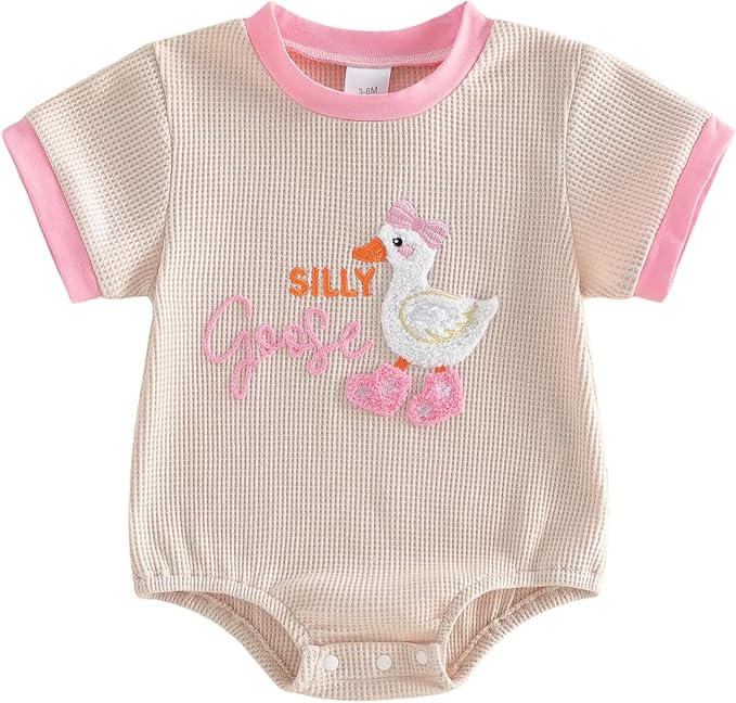 Newborn Baby Boy Girl Summer Clothes Funny Print Sweatshirt Romper Oversized by Lucikamy