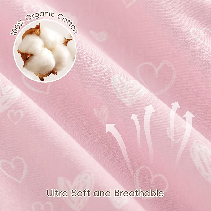 david's kids 2 Pack Baby Cotton Swaddle Blankets, 100% Cotton and Ultra Soft - Image 3