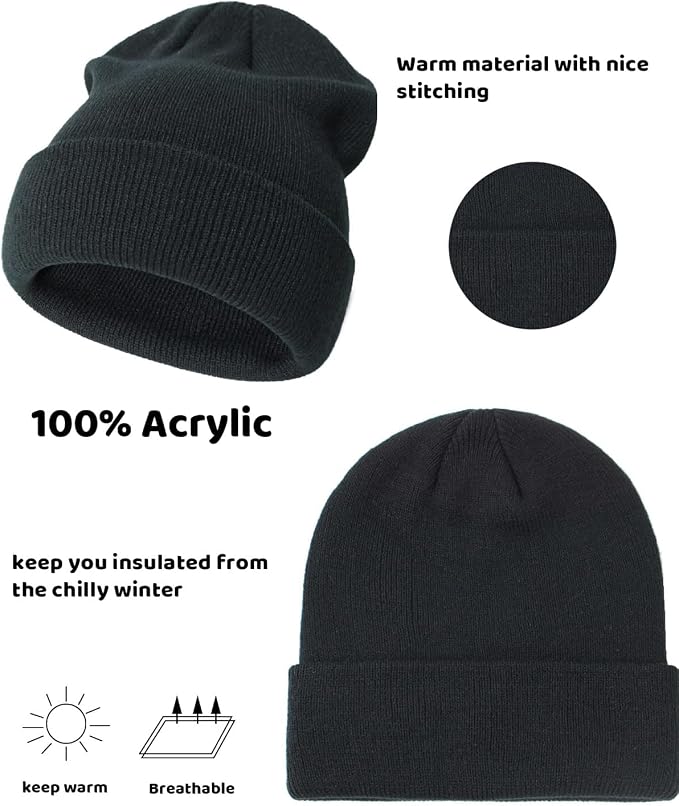 Toddler Winter Hat Baby Kid Beanies Boys Hats Knit Winter Caps Infant Girls | 4 - Image 4